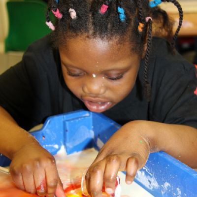 Coloured Cornflour Goop